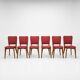 6 vintage oak chairs from the 1960s
