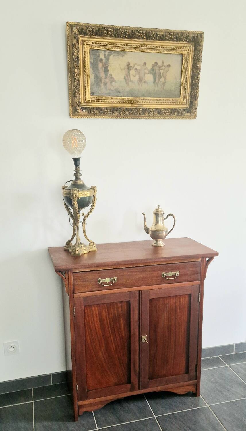 Antique mahogany sideboard signed Maple & Co, 19th century