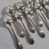 12 Small Silver Metal Spoons SOH