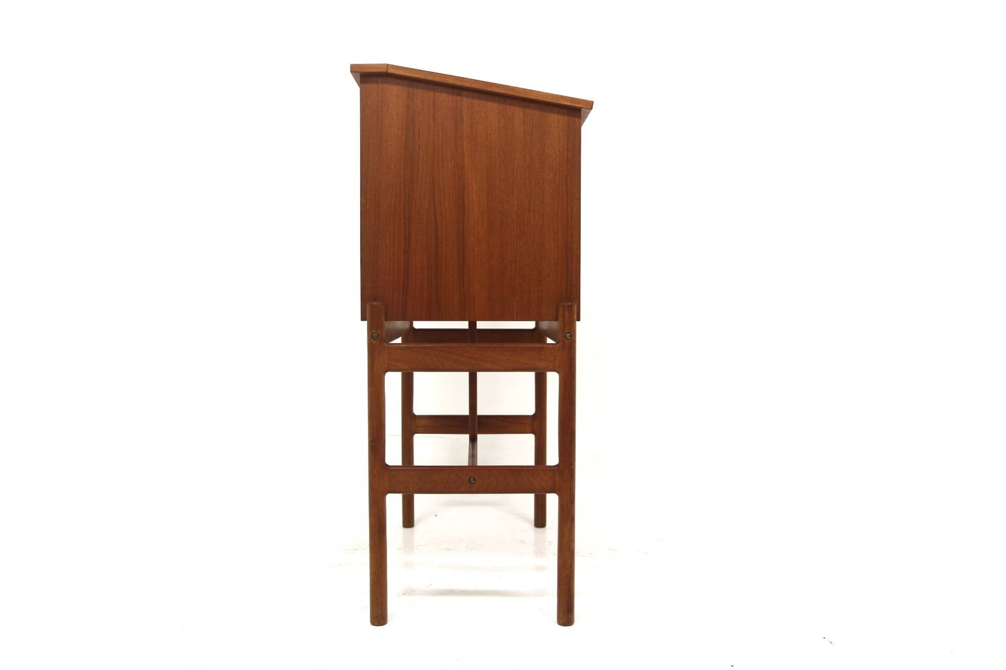 Scandinavian teak secretary "Model 67", Arne Wahl Iversen, Vinde Møbelfabrik, Denmark, 1950
