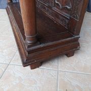 Renaissance oak carved buffet cabinet