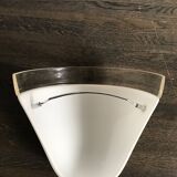 Italian sconces wall lamps  by Leucos with Murano glass, 1970s