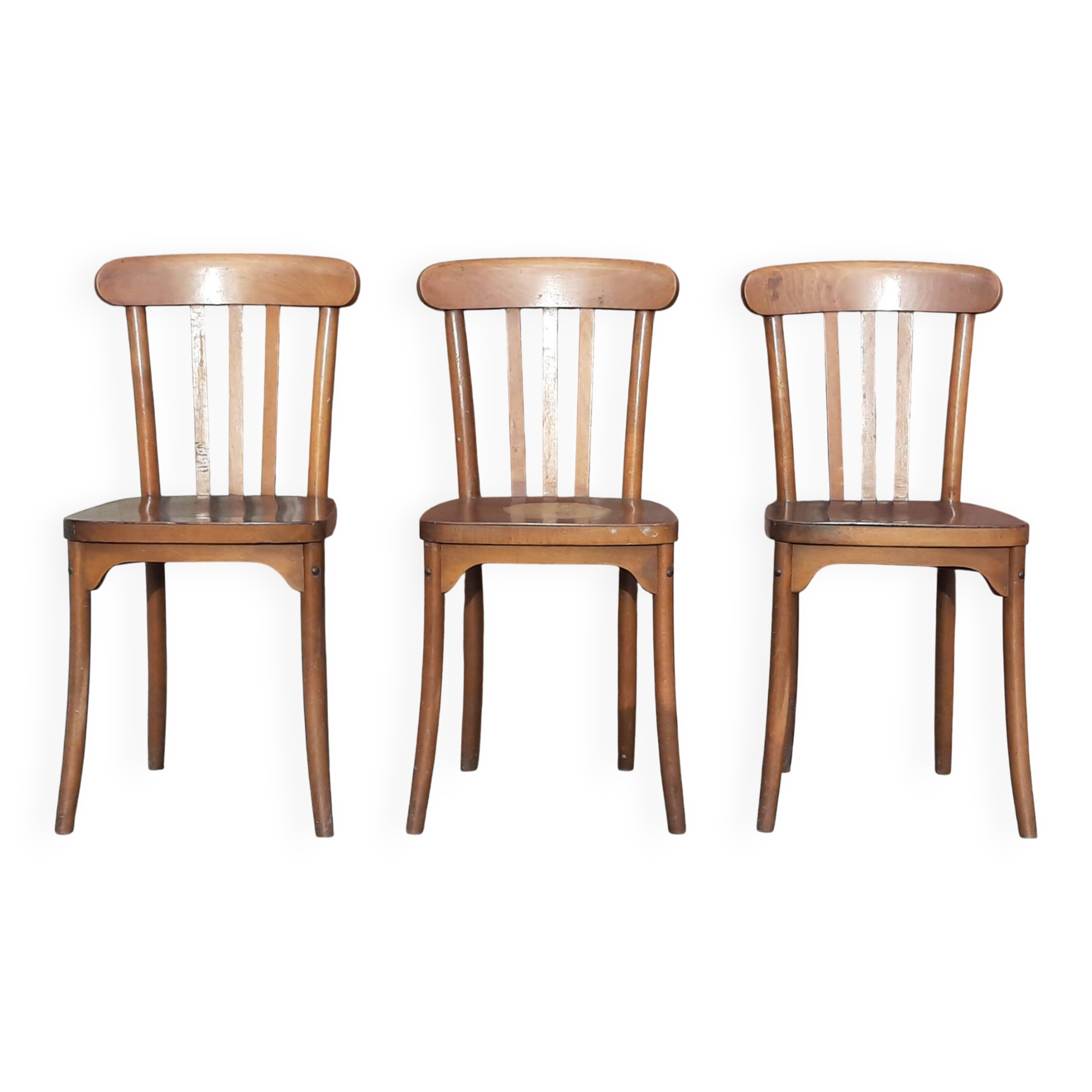 Chaises bistrot Luterma (système Monobloc, lot de 3)