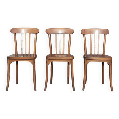 Chaises bistrot Luterma (système Monobloc, lot de 3)