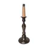 Pied de lampe en étain