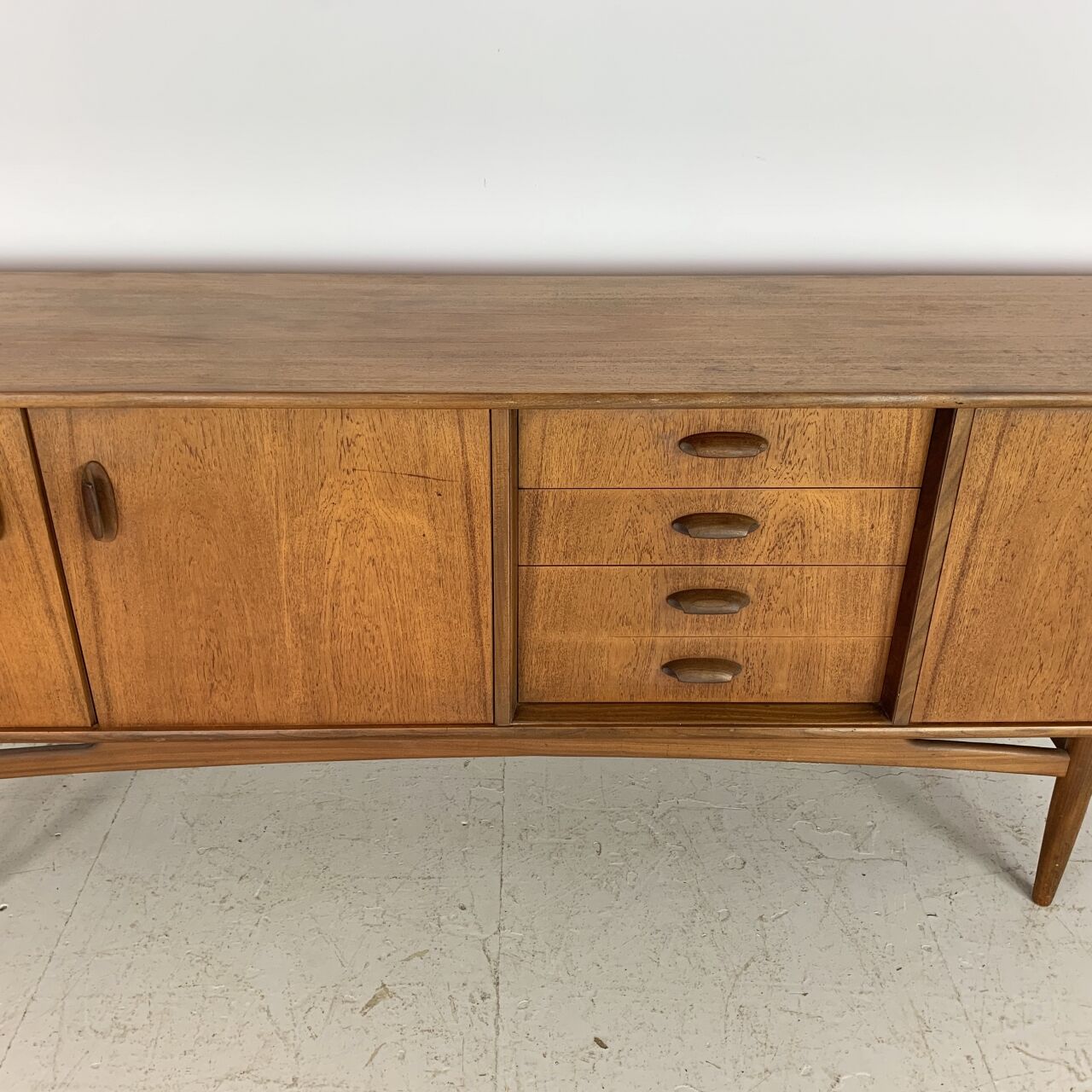 Mid-century teak line by G gold label plan