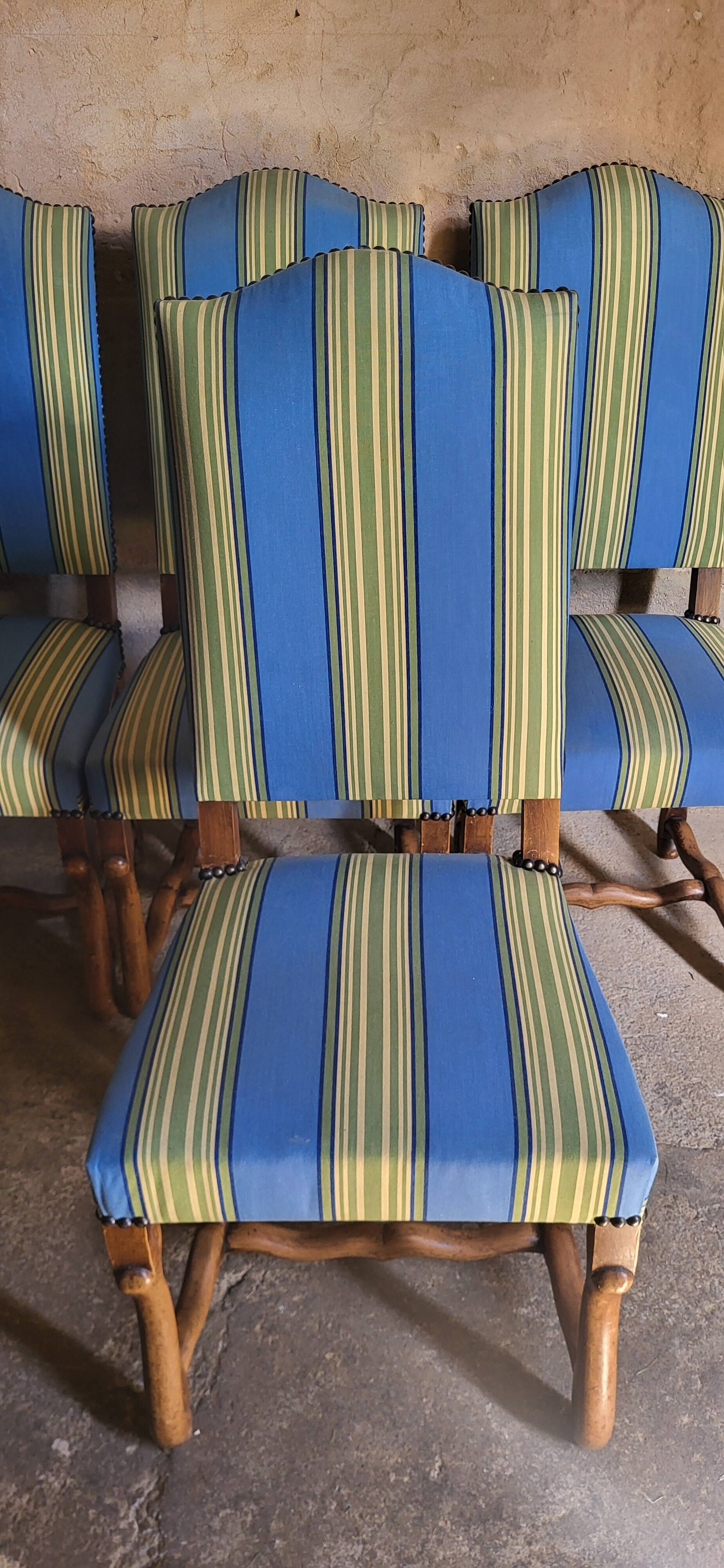 4 Louis XIII chairs