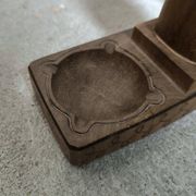 Pair of vintage wooden bookends