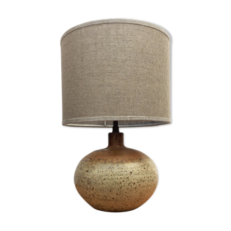 Lampe boule en grès
