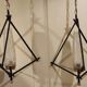Pair of Lunel pendant chandeliers