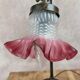 Vintage lamp with retro charm – frosted pink glass tulip