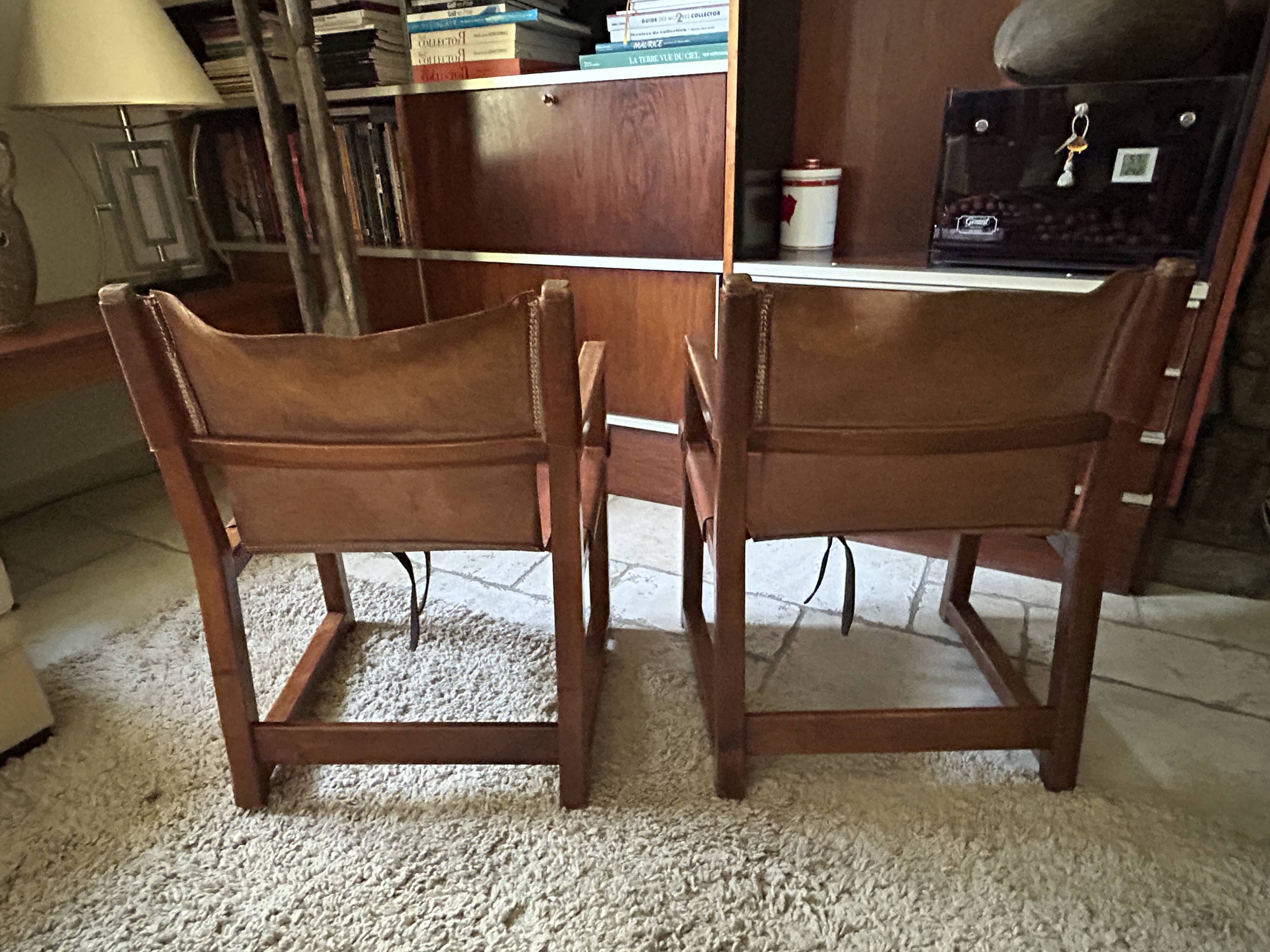 Pair of armchairs Paco Muños Edition Darro model Razzia 1959