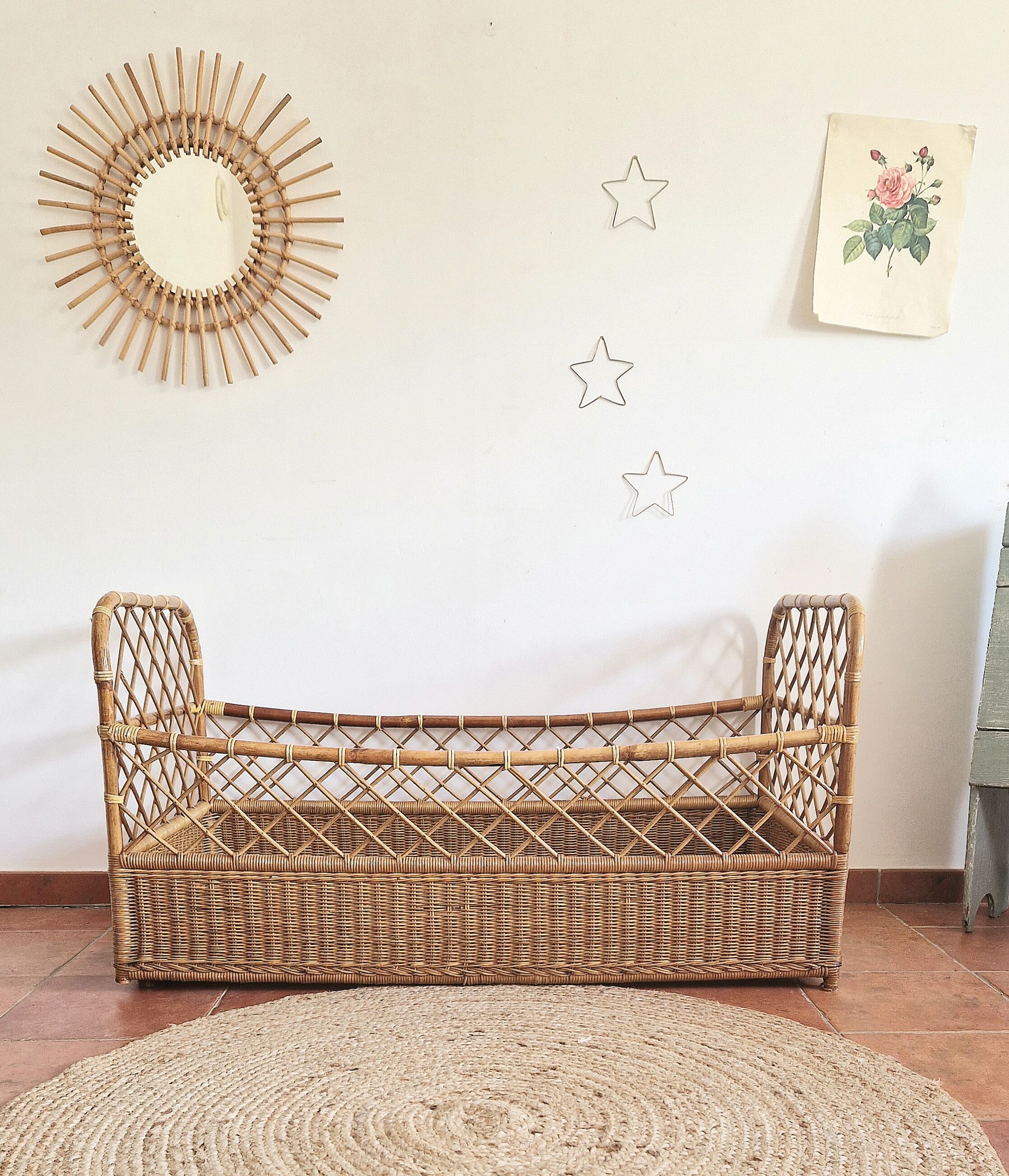 Rattan bed for children