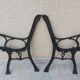 Pair of bench legs