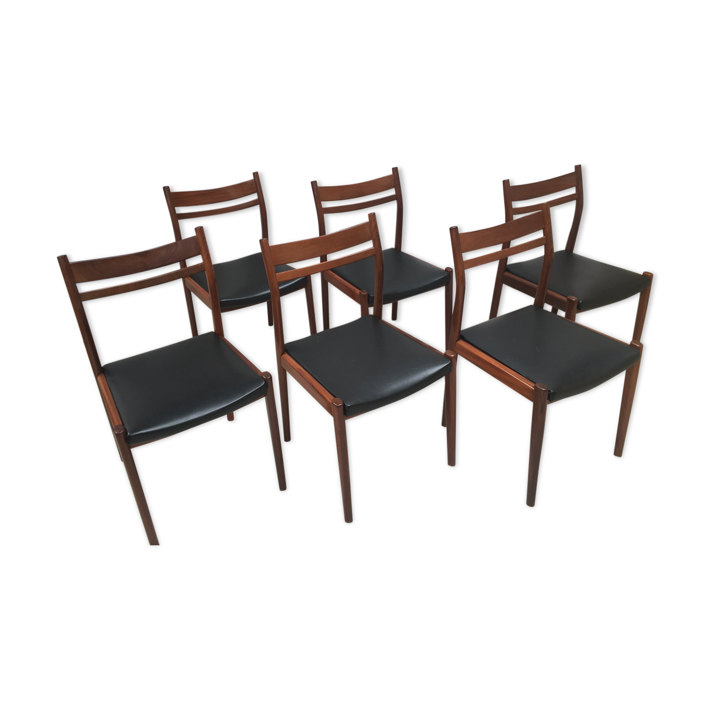 Lot of 6 chairs gessef 60 years