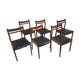 Lot de 6 chaises gessef années 60