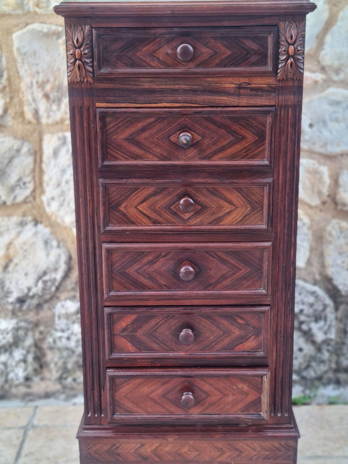 Commode chiffoniere estampillée par Joseph Roll époque Napoléon III