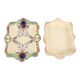 Antique French Majolica Earthenware Asparagus Plate, 19th Century