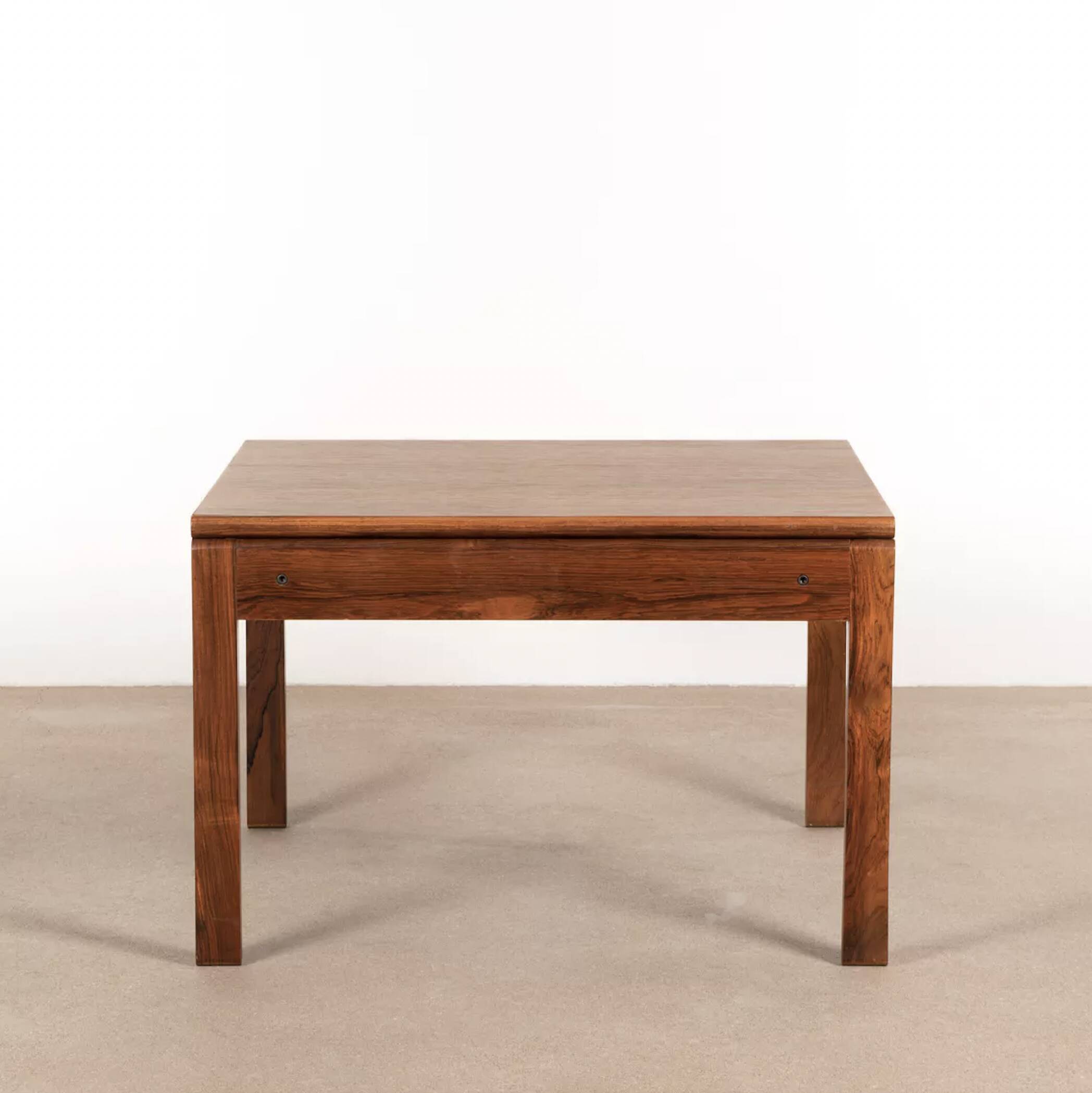 Tobia Scarpa wooden coffee table for Haimi Finland, 1975
