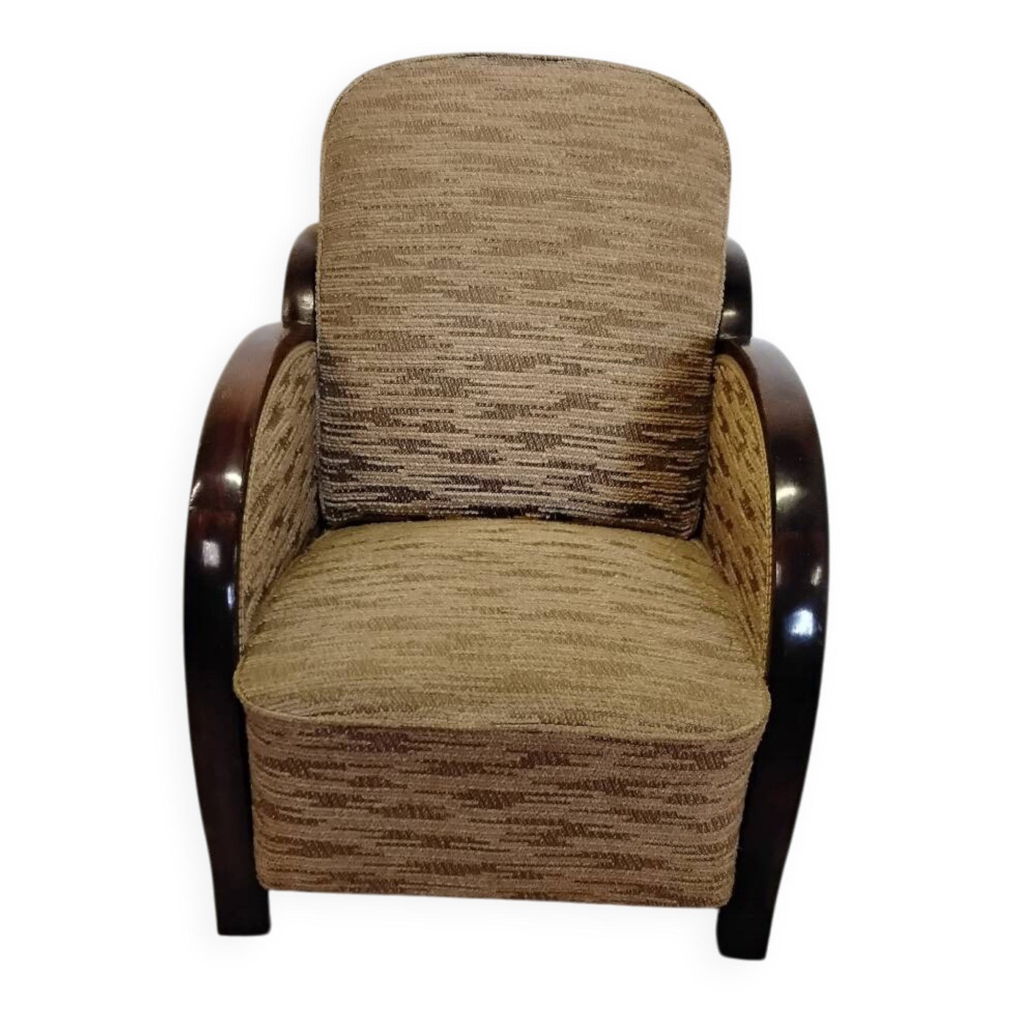 Art Deco reclining armchair with mf system Sint Étienne