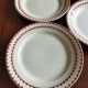 5 assiettes plates KG Lunéville, modèle Madrigal