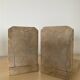 Pair of Art Deco marble bookends
