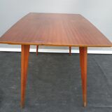 Scandinavian expandable table in teak, 1950