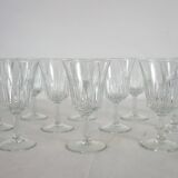 12 Regency Luminarc wine glasses from the 70s