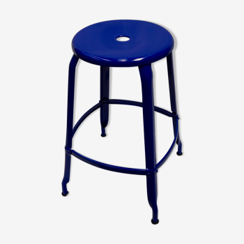 Stool nicolle h60 ultramarine blue gloss ral 5002