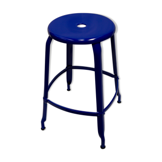 Stool nicolle h60 ultramarine blue gloss ral 5002