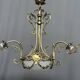 Louis XV style chandelier. Solid bronze, crystal.