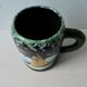 Ceramic mug Cap Gris Nez by Gabriel Fourmaintraux, 50s