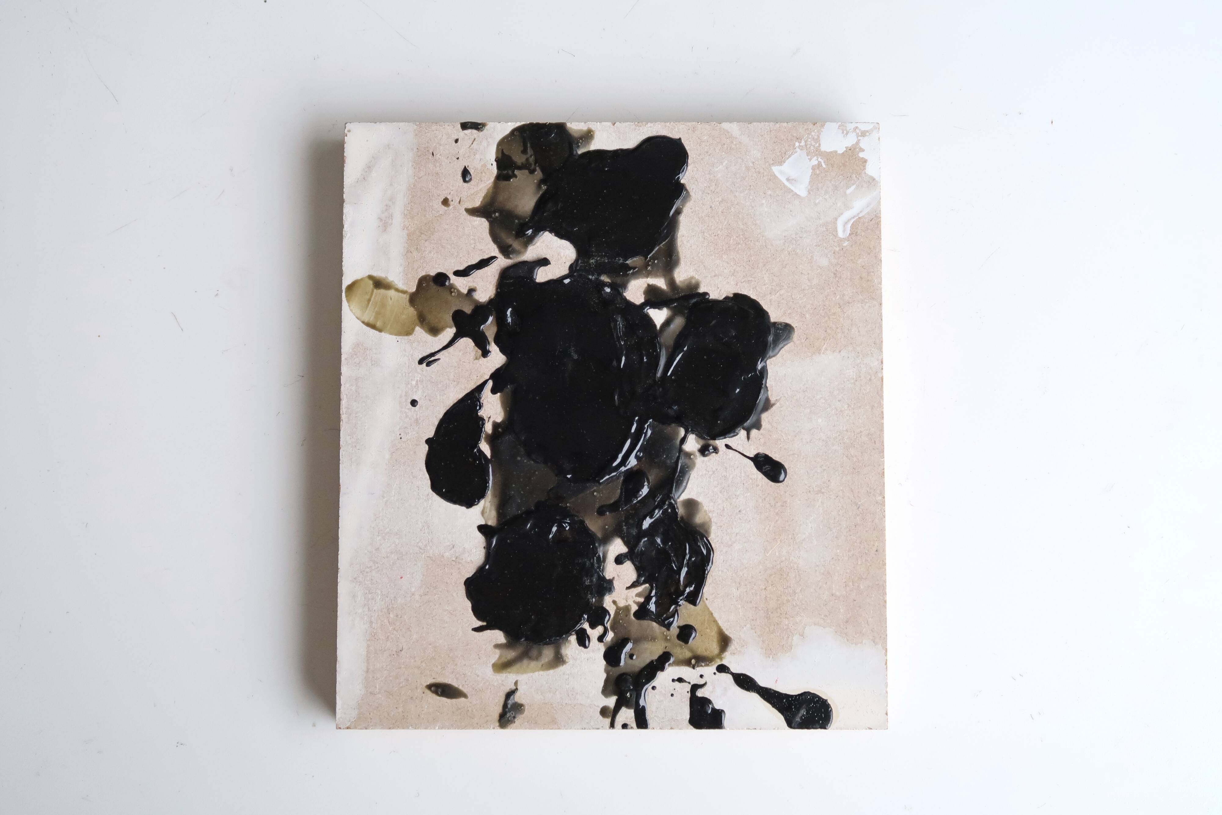 Painting, textured abstract painting by Vincent Dufresne, 2013