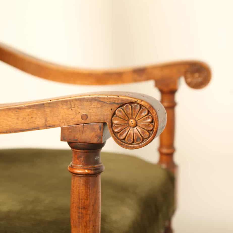 French armchair from the 19th century