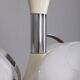Vintage Space Age Italian Chandelier with Glass Lights, 1970s
