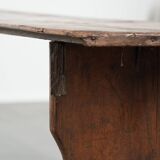 Timeless and characterful antique English hallway bench / bench for the dining table made of pinewood