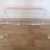 Table plexiglas & verre