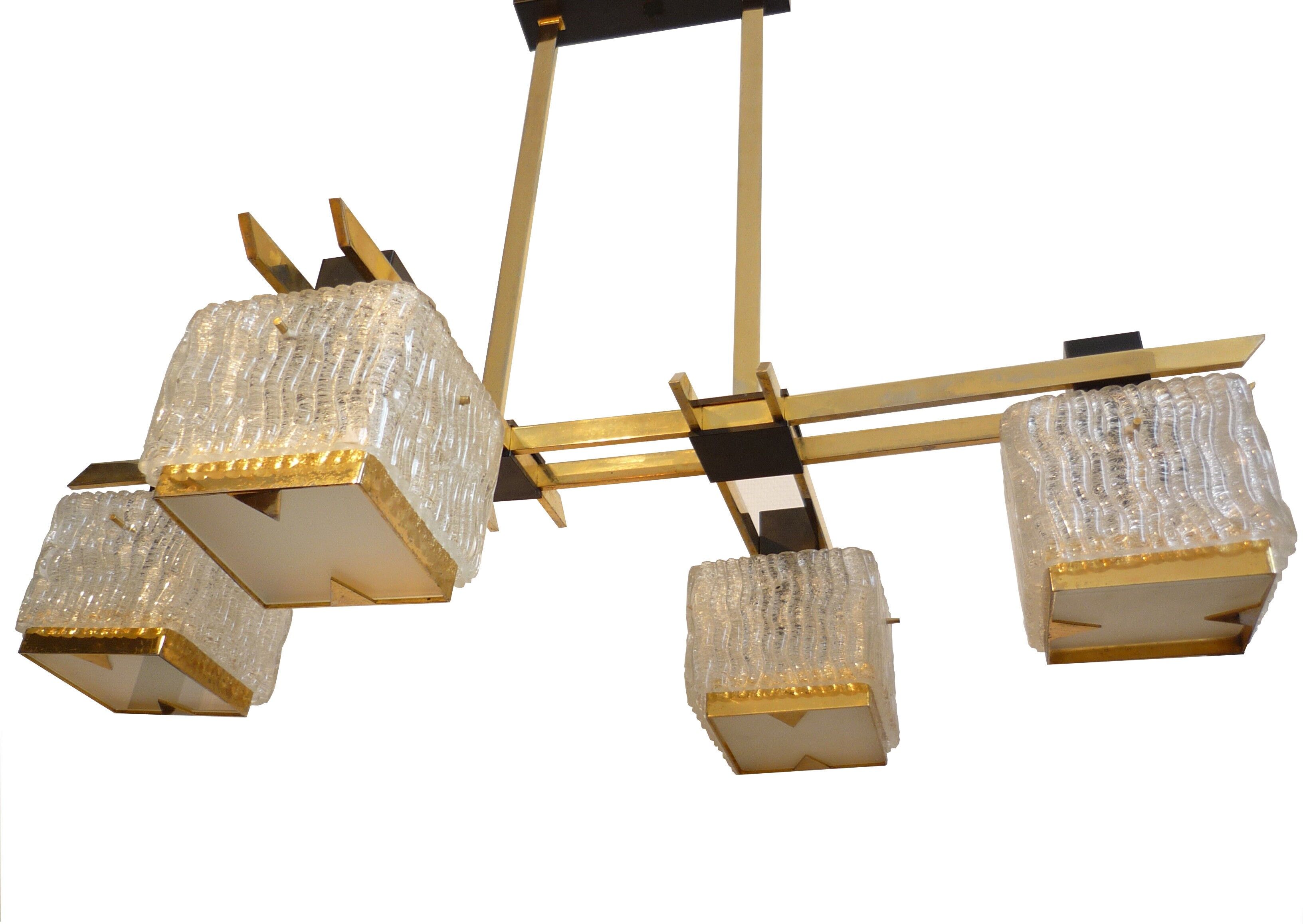 Chandelier by Maison Arlus, 1960s