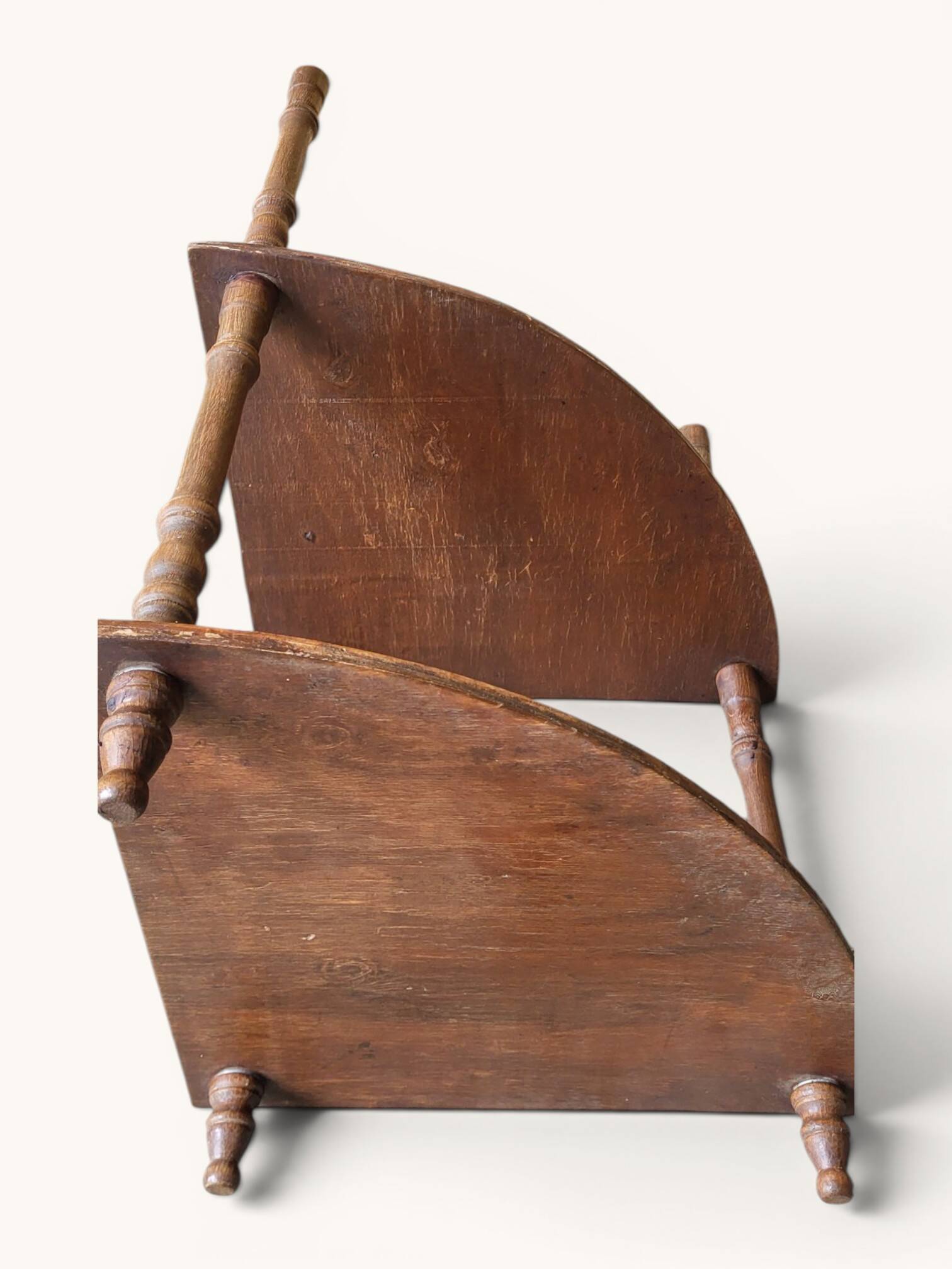 Mahogany corner shelf