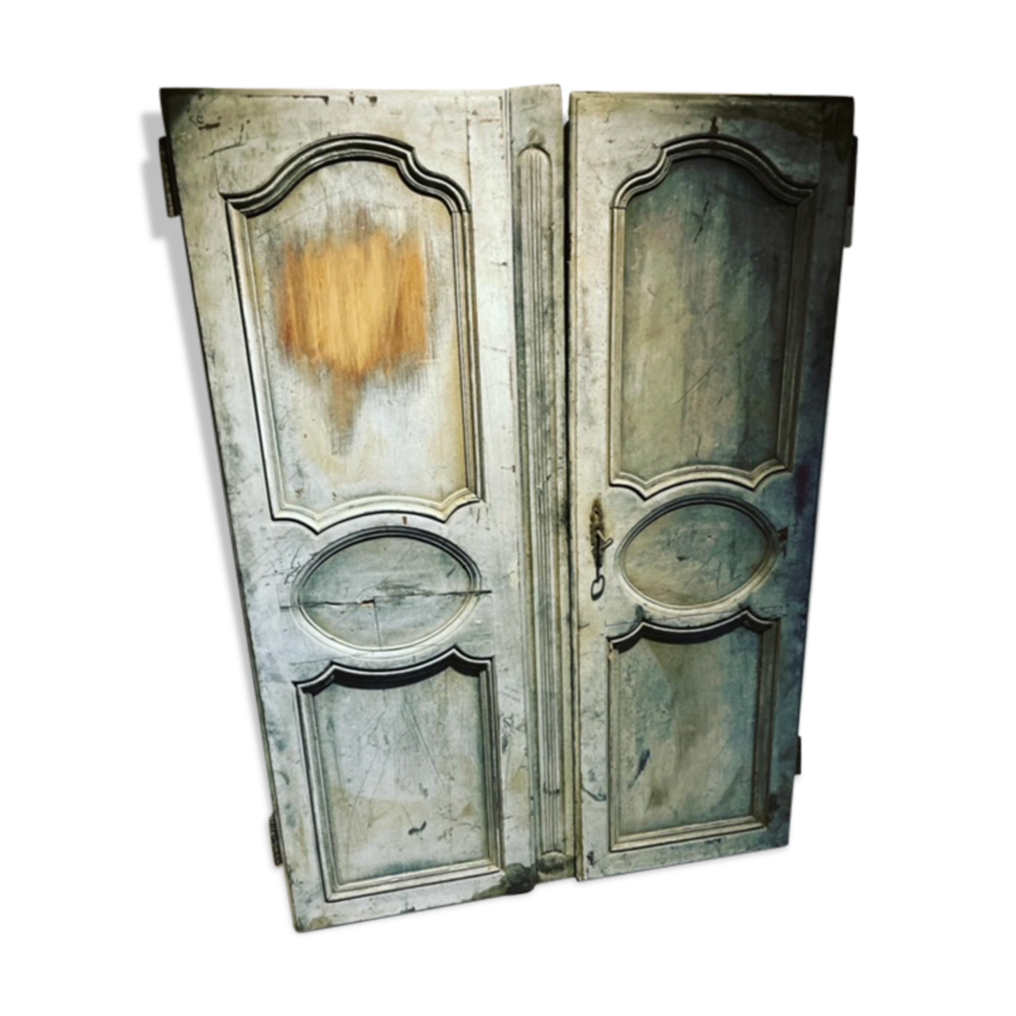 Paire de portes en chataignier XVIIIème siècle