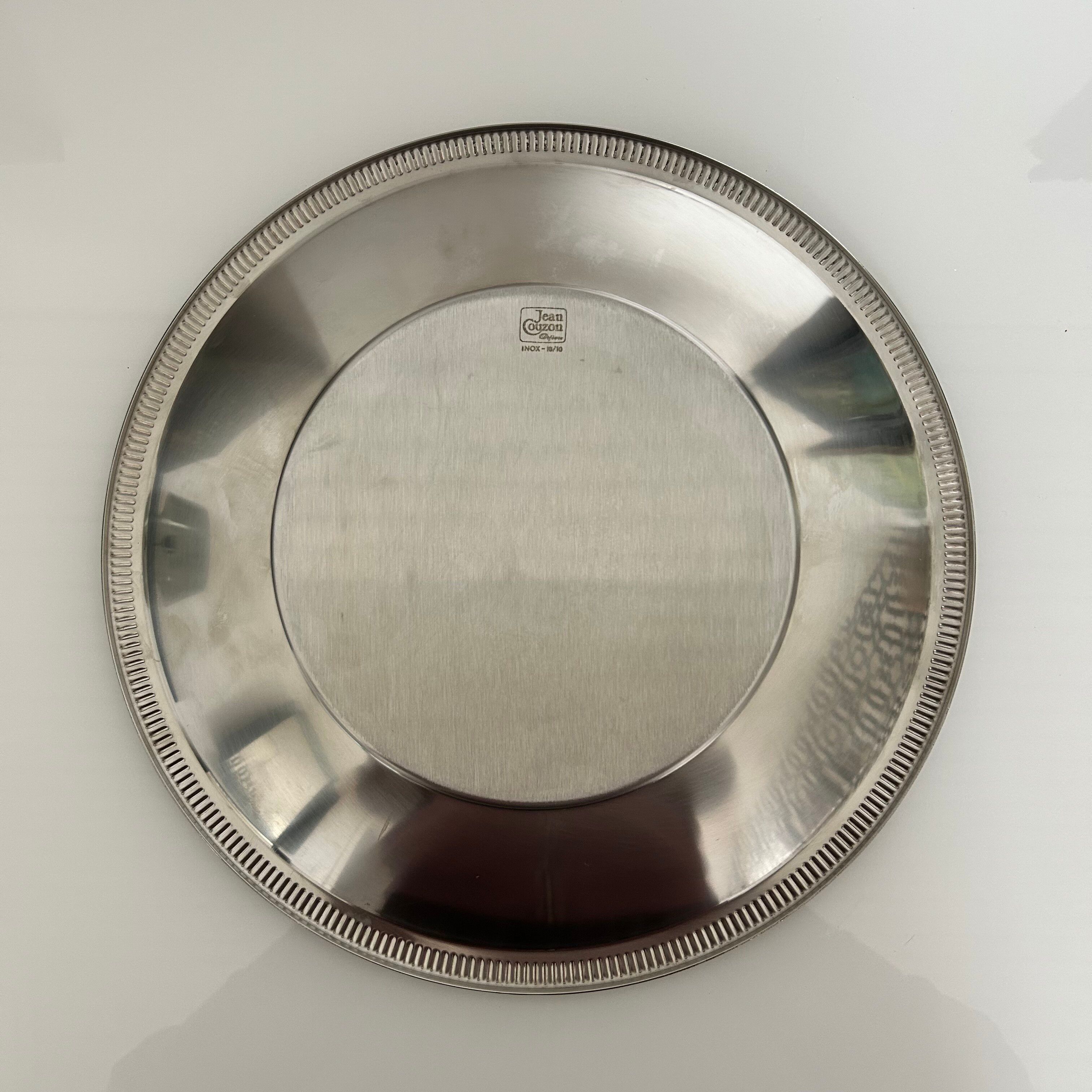 Service plate Jean Couzon Silversmith