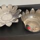 Empty Lotus pocket in silver metal Italy 70s