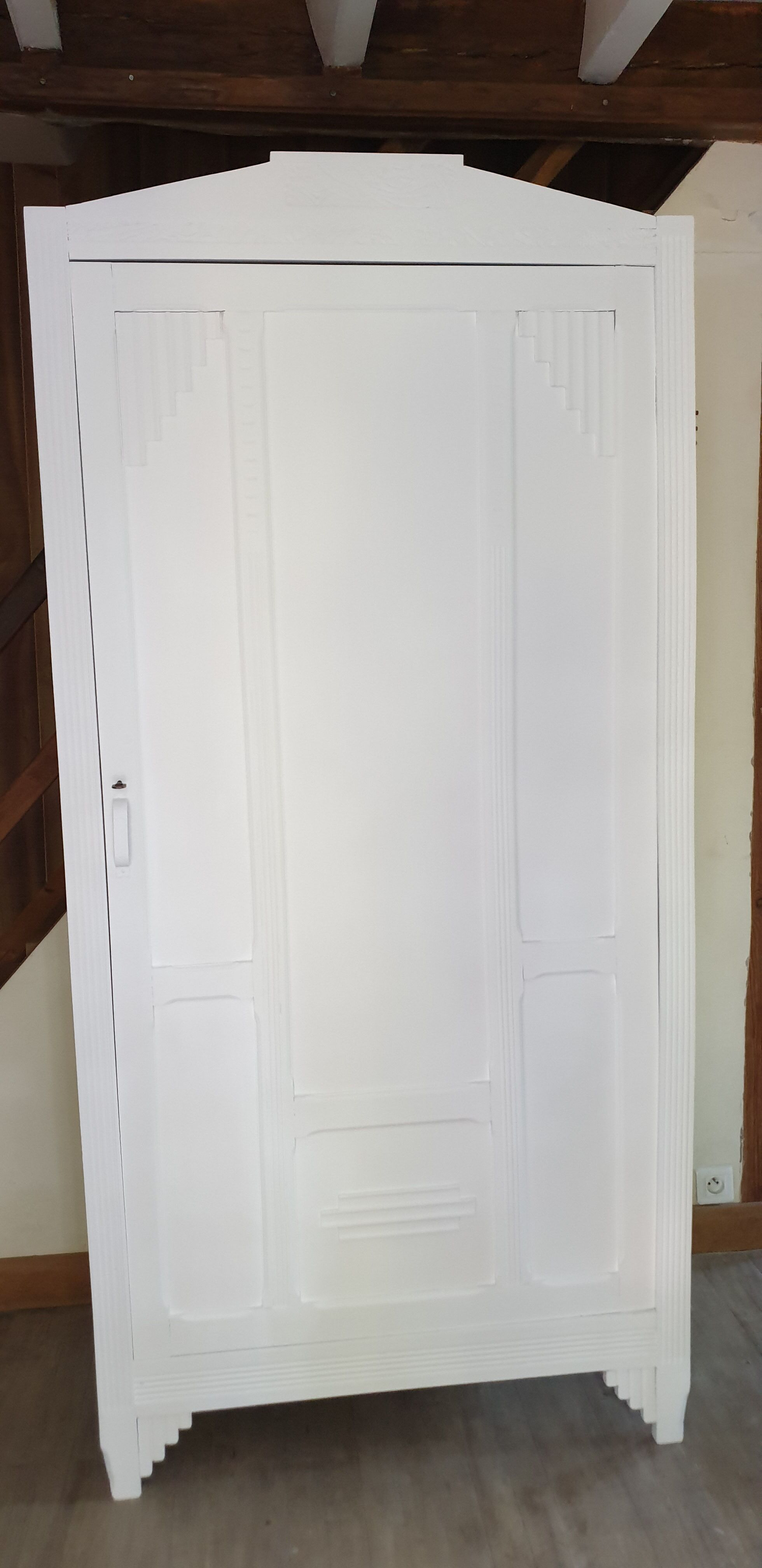 White Parisian wardrobe