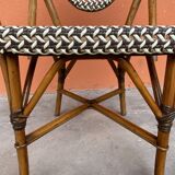 4 chaises Bistrot Parisienne Paris Rotin & scoubidou