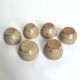 Set of 6 vintage stoneware egg cups