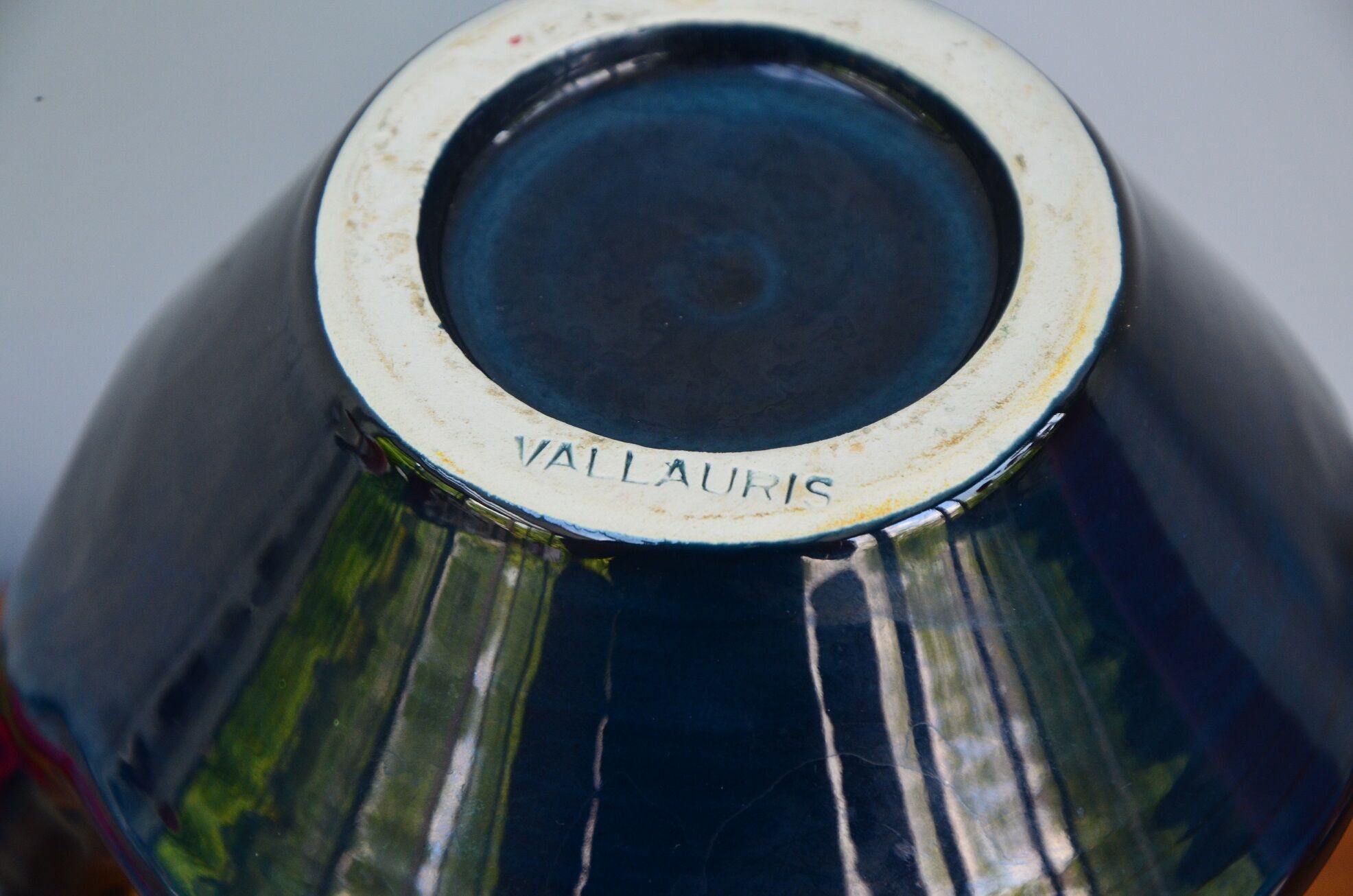 Vallauris blue and pink coffee service