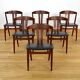 6 Danish Teak Chairs by Carl Ewent Ekstrom, 1960