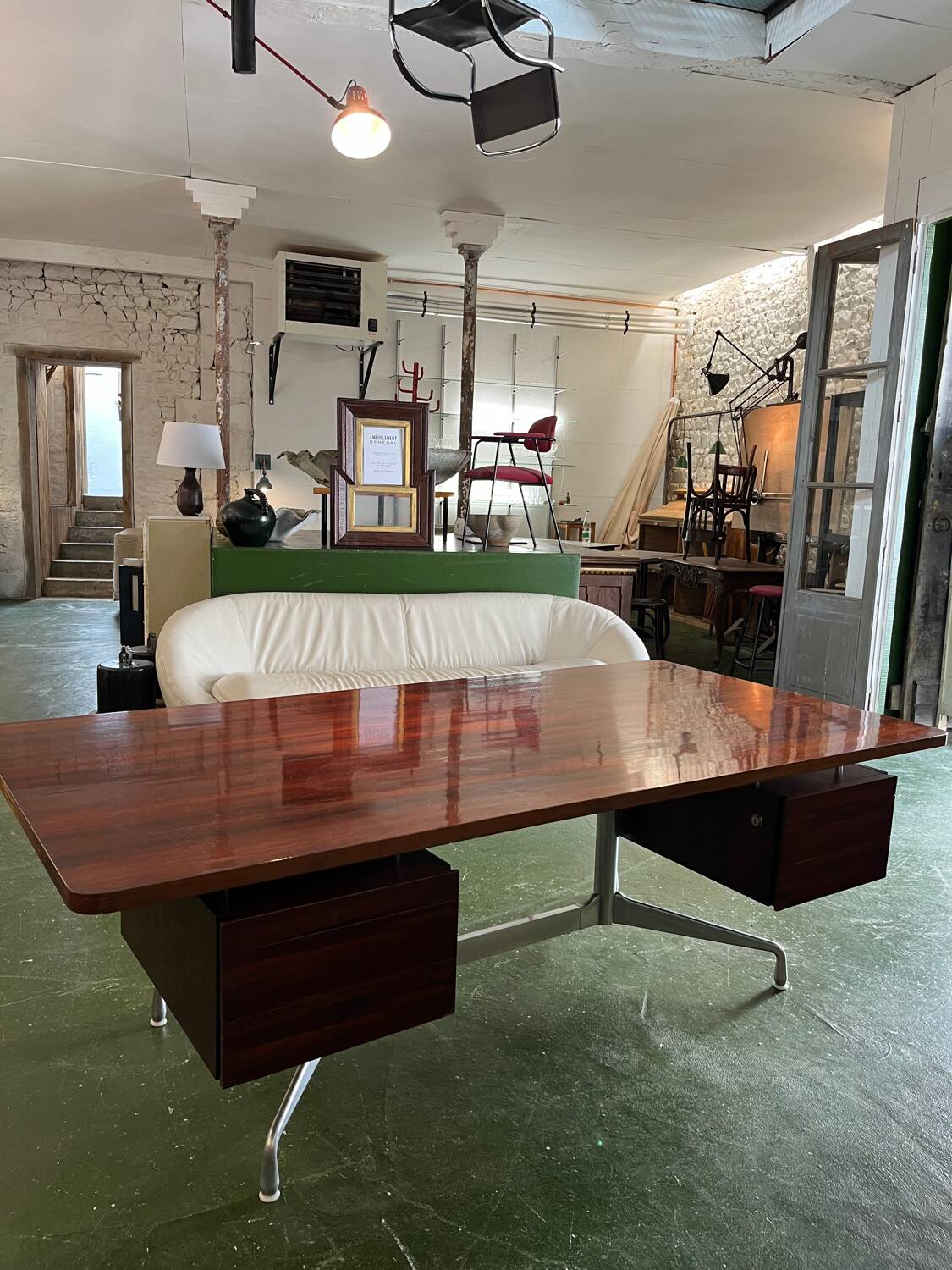 Charles & Ray Eames Rosewood Desk