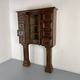 Stipo Monetiere, Piedmont 17th century cabinet with 8 drawers, in walnut, Italy