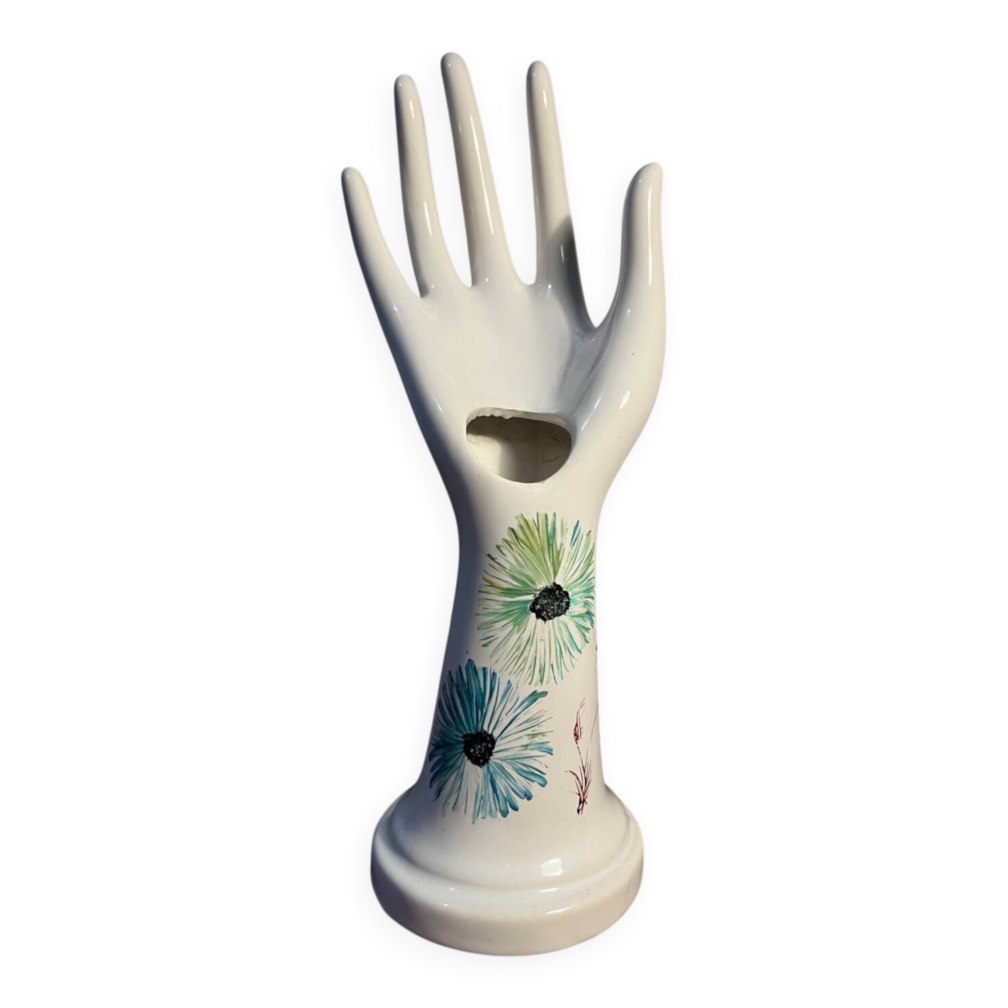 Elegant porcelain soliflore / ring holder handmade – floral decoration a